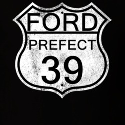 Highway Route Sign 1939 Prefect Distressed T Shirt