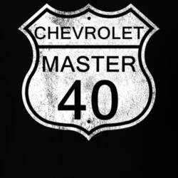 Highway Route Sign 1940 Chevy Master Distressed T Shirt