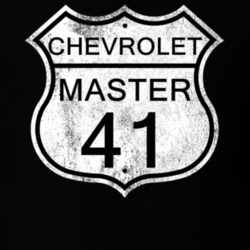 Highway Route Sign 1941 Chevy Master Distressed T Shirt