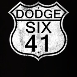 Highway Route Sign 1941 Dodge Six Distressed T Shirt