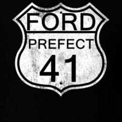 Highway Route Sign 1941 Prefect Distressed T Shirt