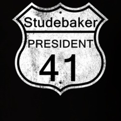 Highway Route Sign 1941 Studebaker President Distressed T Shirt