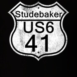 Highway Route Sign 1941 Studebaker US6 Distressed T Shirt