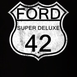 Highway Route Sign 1942 Super Deluxe Distressed T Shirt