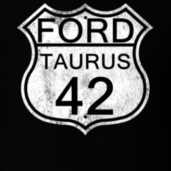 Highway Route Sign 1942 Taurus Distressed T Shirt