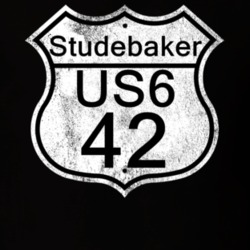 Highway Route Sign 1942 Studebaker US6 Distressed T Shirt