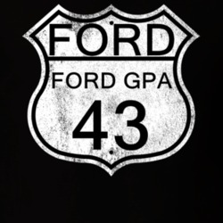 Highway Route Sign 1943 GPA Distressed T Shirt