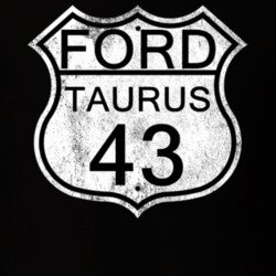 Highway Route Sign 1943 Taurus Distressed T Shirt