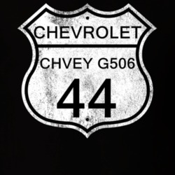 Highway Route Sign 1944 Chevy G506 Distressed T Shirt