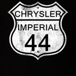 Highway Route Sign 1944 Chrysler Imperial Distressed T Shirt