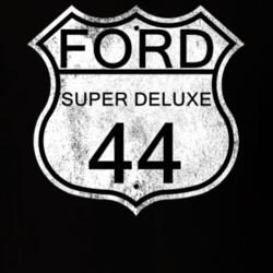 Highway Route Sign 1944 Super Deluxe Distressed T Shirt