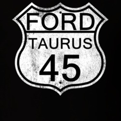 Highway Route Sign 1945 Taurus Distressed T Shirt