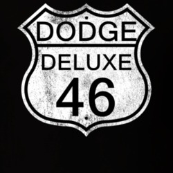 Highway Route Sign 1946 Dodge Deluxe Distressed T Shirt