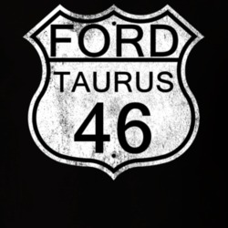 Highway Route Sign 1946 Taurus Distressed T Shirt