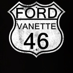 Highway Route Sign 1946 Vanette Distressed T Shirt