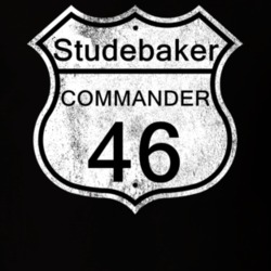 Highway Route Sign 1946 Studebaker Commander Distressed T Shirt