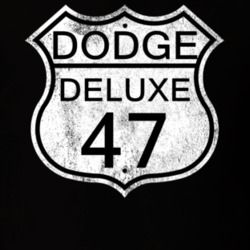 Highway Route Sign 1947 Dodge Deluxe Distressed T Shirt