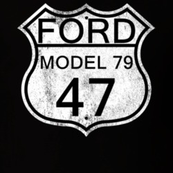 Highway Route Sign 1947 Model 79 Distressed T Shirt
