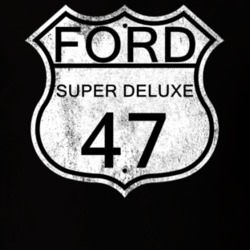 Highway Route Sign 1947 Super Deluxe Distressed T Shirt