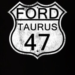 Highway Route Sign 1947 Taurus Distressed T Shirt