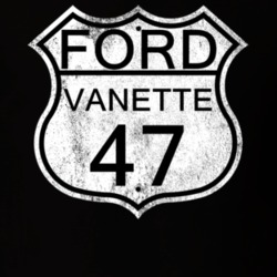 Highway Route Sign 1947 Vanette Distressed T Shirt
