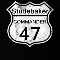 Highway Route Sign 1947 Studebaker Commander Distressed T Shirt