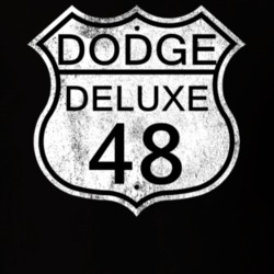 Highway Route Sign 1948 Dodge Deluxe Distressed T Shirt