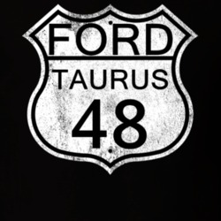 Highway Route Sign 1948 Taurus Distressed T Shirt