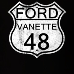 Highway Route Sign 1948 Vanette Distressed T Shirt