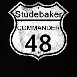 Highway Route Sign 1948 Studebaker Commander Distressed T Shirt