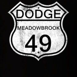 Highway Route Sign 1949 Dodge Meadowbrook Distressed T Shirt