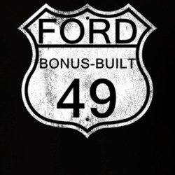 Highway Route Sign 1949 Bonus-Built Distressed T Shirt