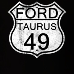 Highway Route Sign 1949 Taurus Distressed T Shirt