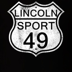 Highway Route Sign 1949 Lincoln Sport Distressed T Shirt