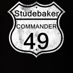 Highway Route Sign 1949 Studebaker Commander Distressed T Shirt