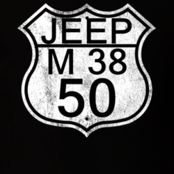 Highway Route Sign 1950 M 38 Distressed T Shirt