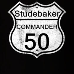 Highway Route Sign 1950 Studebaker Commander Distressed T Shirt