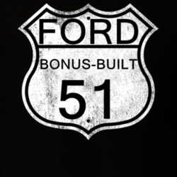 Highway Route Sign 1951 Bonus-Built Distressed T Shirt
