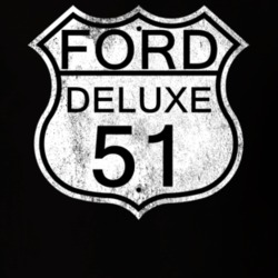Highway Route Sign 1951 Deluxe Distressed T Shirt