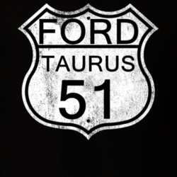 Highway Route Sign 1951 Taurus Distressed T Shirt