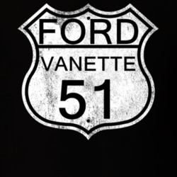 Highway Route Sign 1951 Vanette Distressed T Shirt