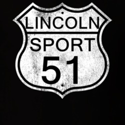 Highway Route Sign 1951 Lincoln Sport Distressed T Shirt