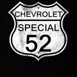 Highway Route Sign 1952 Chevy Special Distressed T Shirt
