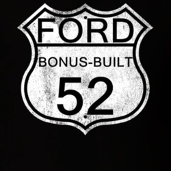 Highway Route Sign 1952 Bonus-Built Distressed T Shirt