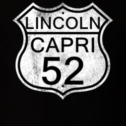 Highway Route Sign 1952 Lincoln Capri Distressed T Shirt