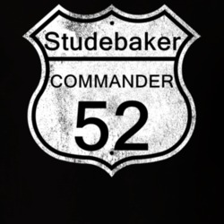 Highway Route Sign 1952 Studebaker Commander Distressed T Shirt