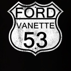 Highway Route Sign 1953 Vanette Distressed T Shirt