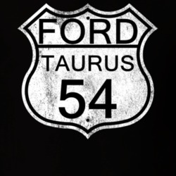 Highway Route Sign 1954 Taurus Distressed T Shirt