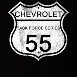 Highway Route Sign 1955 Chevy Task Force Series Distressed T Shirt