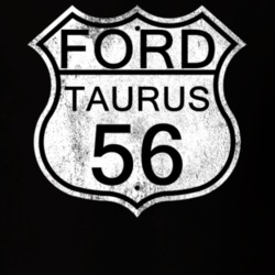 Highway Route Sign 1956 Taurus Distressed T Shirt
